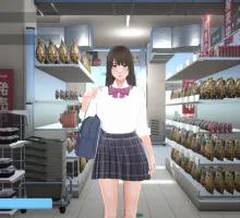 [触摸互动SLG/汉化/动态]偷窃少女~触摸身体检查 机翻汉化版+存档[新作] （万引き娘 ～おさわり身体検査～）